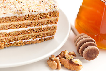 Image showing honey cake