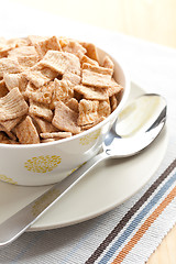 Image showing cinnamon cereal in bowl