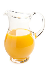 Image showing orange juice in pitcher