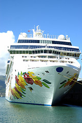 Image showing Tropical Cruise ship