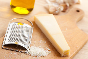 Image showing grated Parmesan cheese