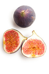 Image showing fig fruit on white background