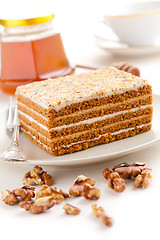 Image showing honey cake