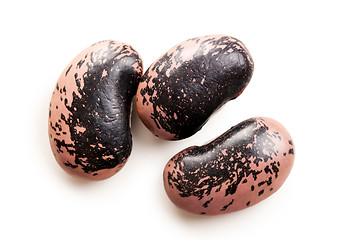 Image showing color beans on white background