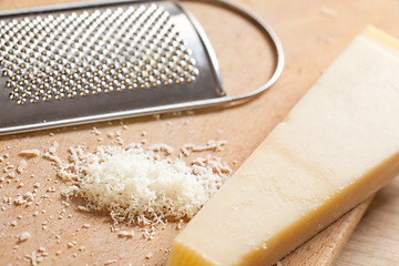 Image showing grated Parmesan cheese