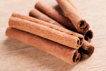 Image showing cinnamon sticks