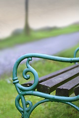 Image showing Bench in the park