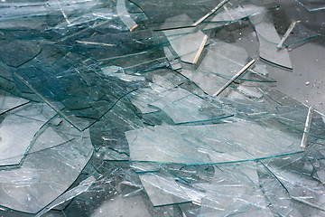 Image showing Broken glass texture