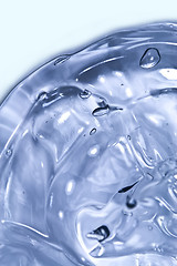 Image showing Bubbles in gel