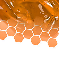 Image showing Honey background