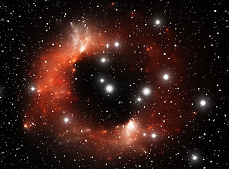 Image showing Red nebula