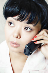 Image showing Telephone talk