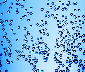 Image showing Blue Water Bubbles