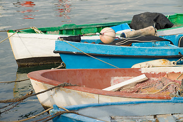 Image showing Traditional fishing boats