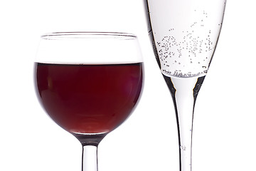 Image showing Wine and Champagne