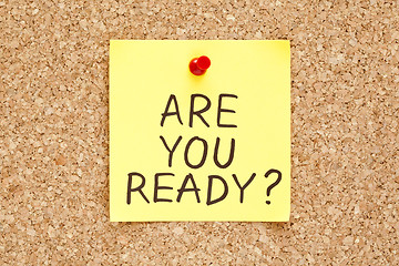 Image showing Are You Ready