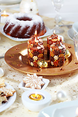 Image showing Decorated Christmas table