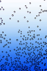 Image showing Blue Water Bubbles
