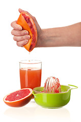 Image showing Grapefruit juice