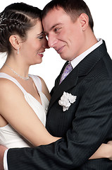 Image showing Bride and groom