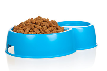 Image showing Bowl of dog food