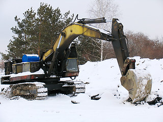 Image showing Old excavator