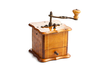 Image showing antique coffee mill