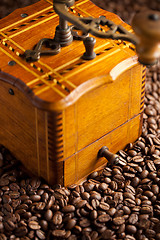 Image showing antique coffee mill