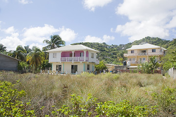 Image showing landscape Caribbean house architecture Clifton Union Island St. 