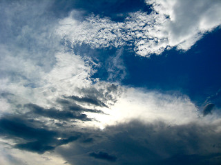 Image showing The landscape with blue sky