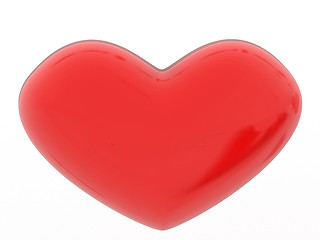 Image showing Love heart shape. Romantic feeling concept. Beautiful life symbo