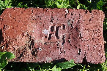 Image showing Brick with the personal press