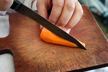 Image showing Red carrots