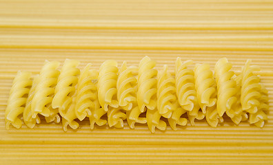 Image showing Some pasta and spaghetti 