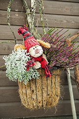 Image showing Red christmas gnome