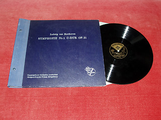 Image showing Vintage record