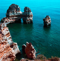 Image showing Coast of Algarve, Portugal