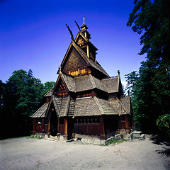 Image showing Stave church, Norway