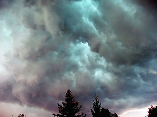Image showing Stormy clouds