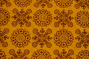 Image showing Fabric floral design