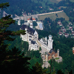 Image showing Castle Neuschwanstein in Bavaria