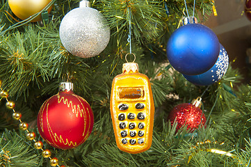 Image showing Christmas tree decoration