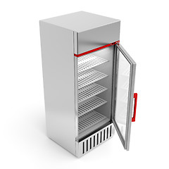 Image showing Silver fridge