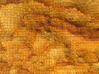 Image showing Brown abstract background