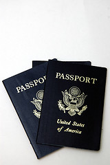 Image showing Two US Passports