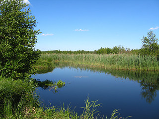 Image showing Picturesque lake