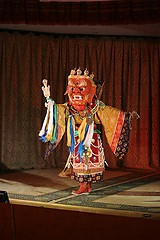 Image showing Mongolian spirit dance