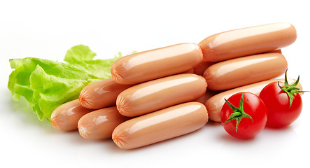 Image showing fresh sausages