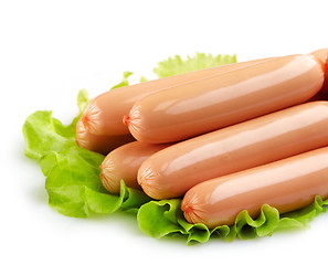 Image showing fresh sausages