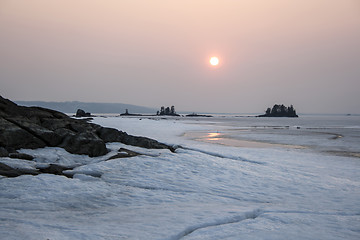 Image showing Beautiful winter landscape